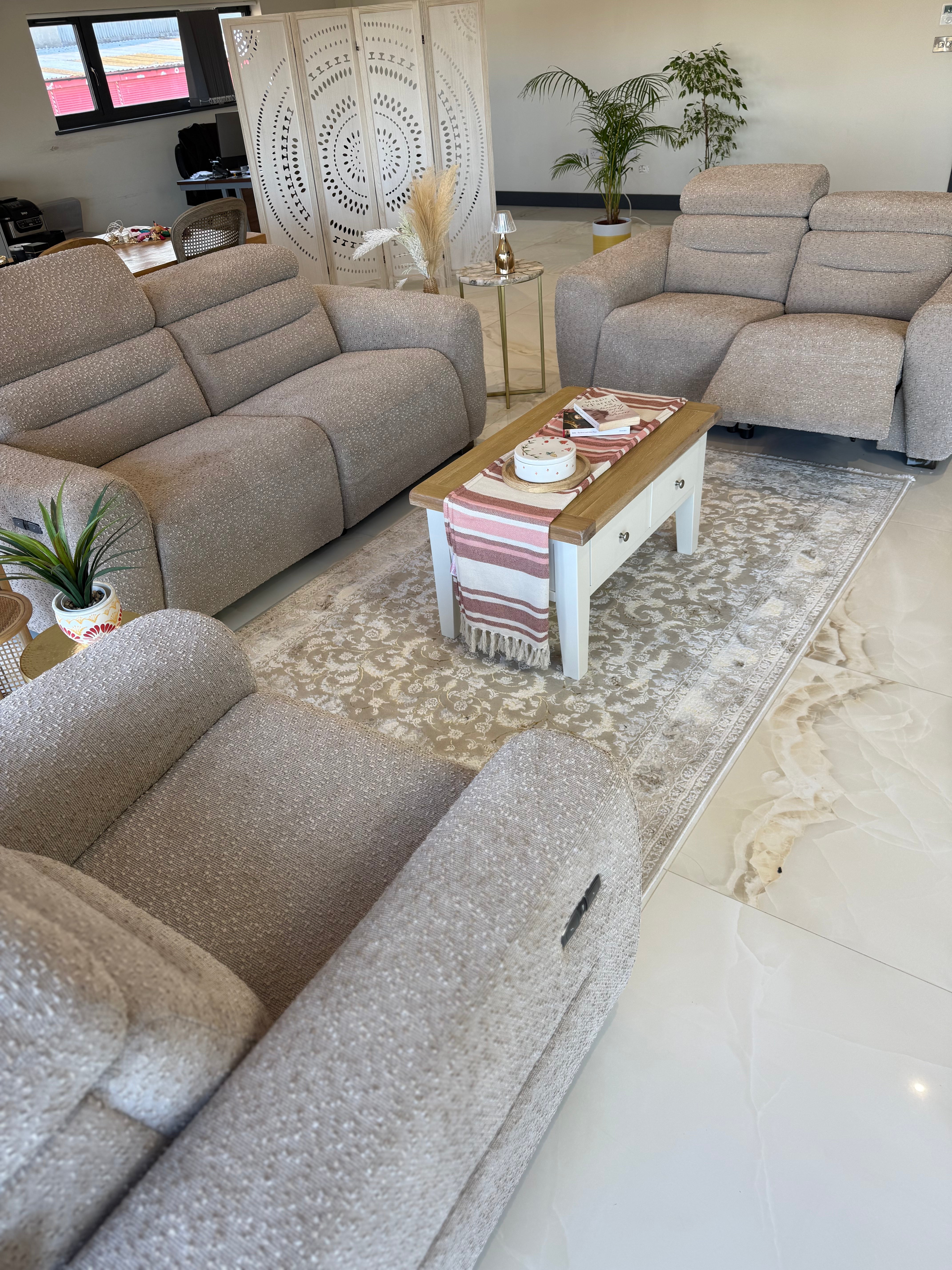 BEIJING Electric 3+2 Seater Recliner Sofa