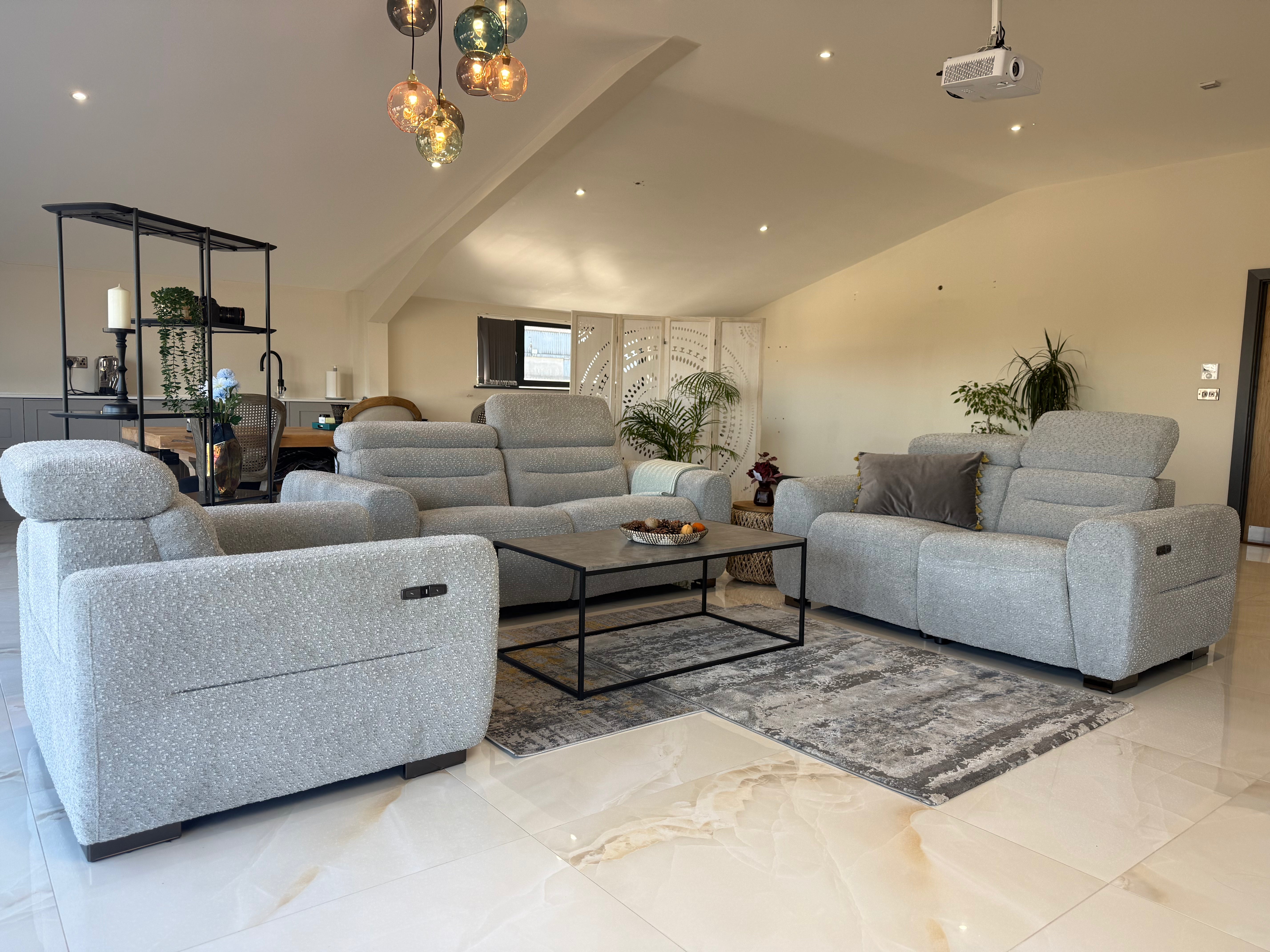 BEIJING Electric 3+2 Seater Recliner Sofa