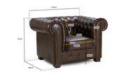 CHESTERFIELD 2 Seater Sofa