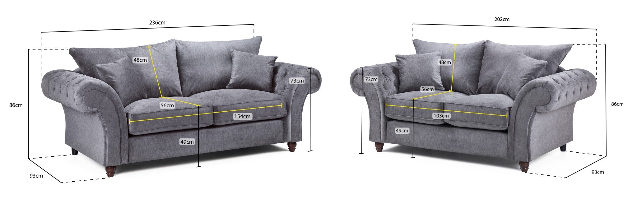WINDSOR 3&2 Seater Sofa Set